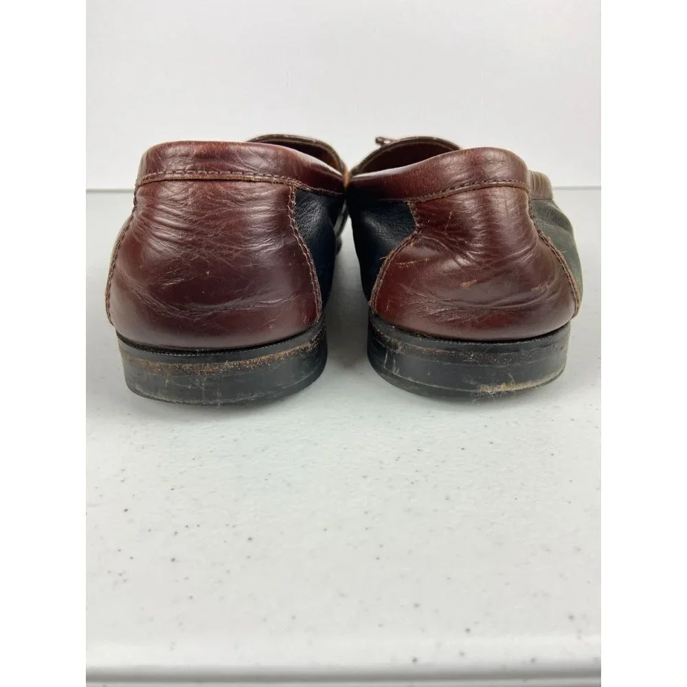 ✨2/$20✨ Johnston & Murphy Mens Black and Brown with‎ tassels loafers Size 11M